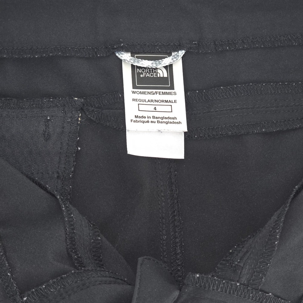 The North Face TNF Apex STH Capri Pants Women's 4 Black Soft Shell Activewear - Picture 5 of 16